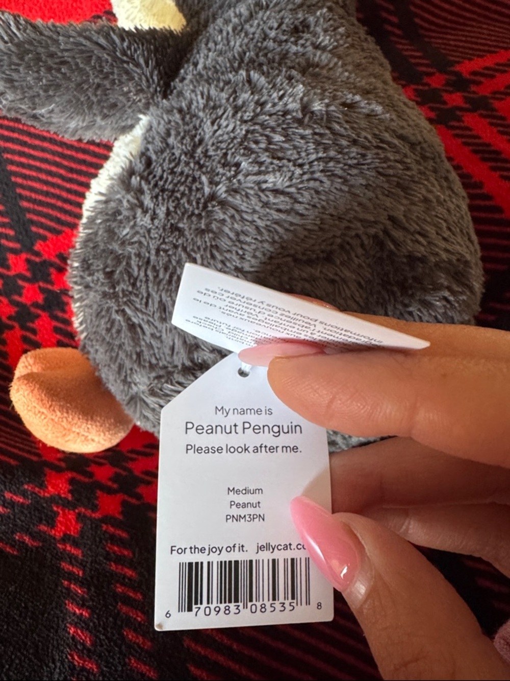 Jellycat Luxe Puppy Orlando + Peanut Penguin Medium Bundle - Picture 5 of 8